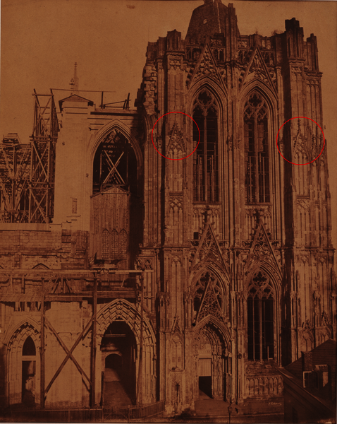 © Hohe Domkirche Köln, Dombauhütte,  J. F. Michiels, 1855.